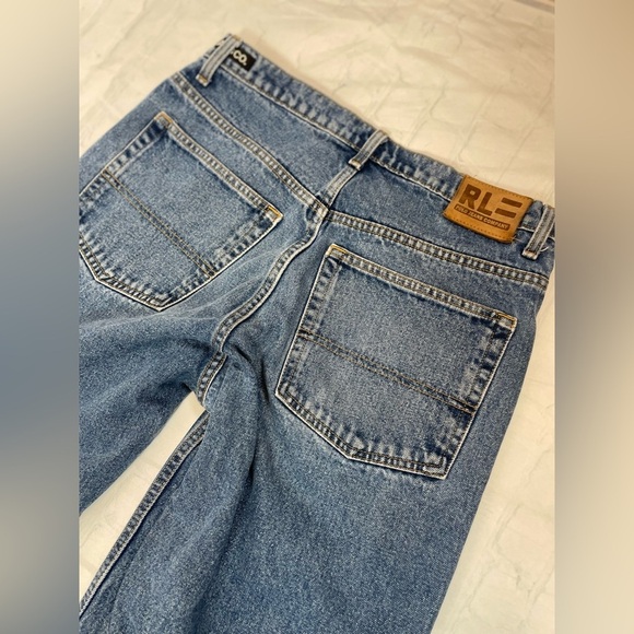 Polo Ralph Lauren men’s loose fit 67 blue jeans denim 32 x 34 classic 90’s Y2K - Picture 11 of 15